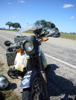 Puncture and fall-off near Austin